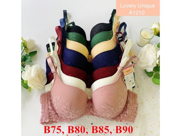 ÁO LOVELY CÀI 3 MỎNG ÉP REN 1210 -  MÀU TRẮNG