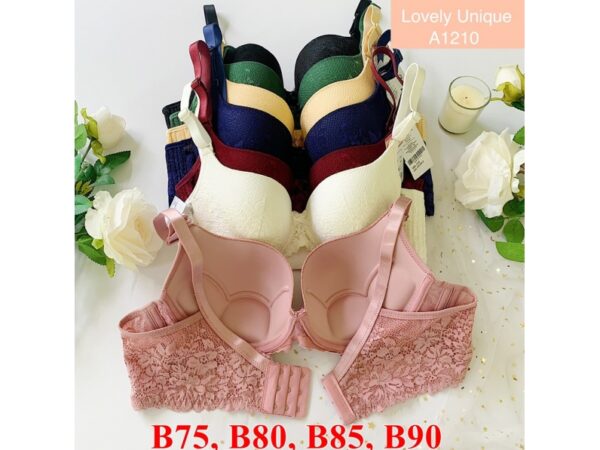 ÁO LOVELY CÀI 3 MỎNG ÉP REN 1210 -  MÀU TRẮNG