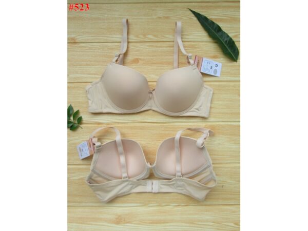 ÁO LÓT LOVELY MỎNG ÉP TRƠN  523 - MÀU DA