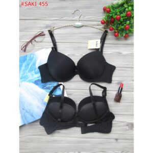 ÁO NGỰC SAKI TRƠN MÚT DÀY 455 - MÀU ĐEN